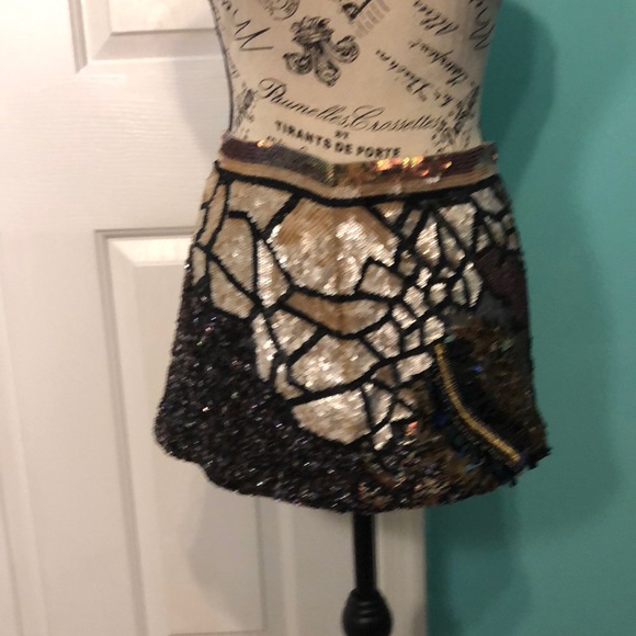 All Saints Dresses & Skirts - AllSaints Spitalfields Sequin Skirt Dreamcatcher